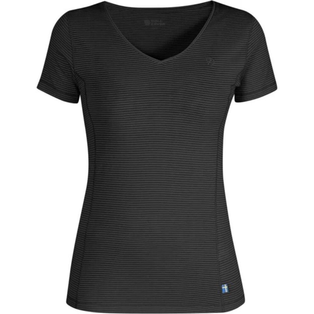 Fjallraven Abisko Cool T-shirt Women's Large Dark Grey Trekking Adventure Travel